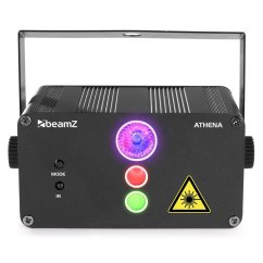 BeamZ Athena RG Gobo Laser System s baterií