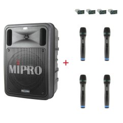 MIPRO MA-505 + 4× ACT-32H – sada s 4 ručními mikrofony