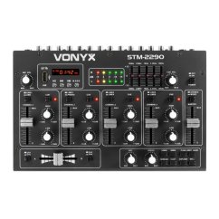 Vonyx STM2290 8-kanálový mixážní pult s efekty USB/MP3/BT