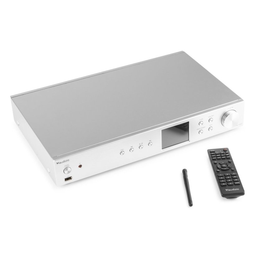 Audizio Adria Wi-Fi internetové rádio s DAB+ a Bluetooth, hliník