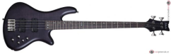 SCHECTER Stiletto Studio-4, Rosewood Fingerboard - See-Thru Black Satin