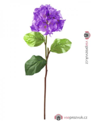 Hortenzie větvička levandulová, 76 cm