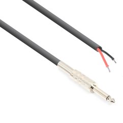 Vonyx CX410-6 Speaker Cable 6.3mm Mono Jack - Open End 6.0M