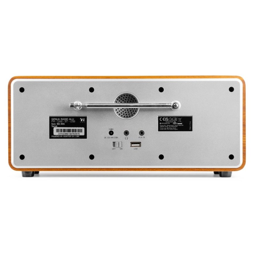 Audizio Genua DAB+ Stereo radio silver