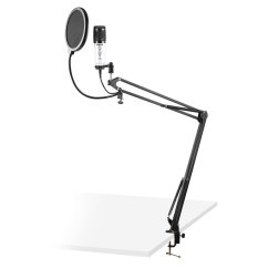 Vonyx CMS320BW Studiová mikrofonní sada USB bílá s echem