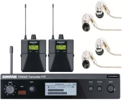 SHURE HOTbundle, P3T, 2x P3RA, 2x SE215-CL