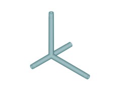 ALUTRUSS SINGLELOCK SH-S42 4-cestný roh 90 černý