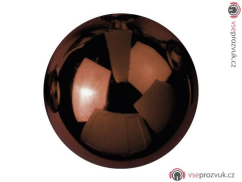 Vánoční dekorační ozdoby, 3,5 cm, lesklá hnědá, 48 ks