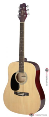 Stagg SA20D LH-N, akustická kytara levoruká, přírodní