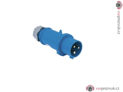 Zásuvka CEE 32 A, 3-pólová, modrá