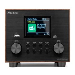 Audizio Vieste DAB+ Radio with subwoofer wood