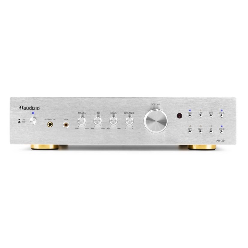 Audizio AD420A 4kanálový HiFi zesilovač Alu s optikou