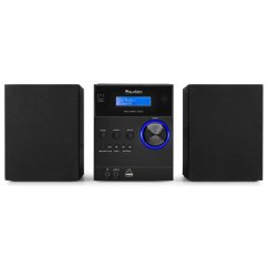 Audizio Metz HiFi mikrosystém s FM/DAB+, černý