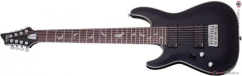 SCHECTER Damien Platinum 8 LH Satin Black