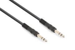 Vonyx CX326-3 kabel 6,3 mm stereo jack (M) - 6,3 mm stereo jack (M) 3m