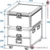 Universální transportní  case na kolečkách