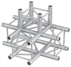 BeamZ Professional P30-T42 Truss 4 way T-junction 0,5m