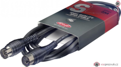 Stagg SMD6 E, kabel midi DIN/DIN, 6m