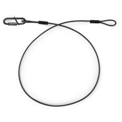 BeamZ SAF75 Jistící lanko 75cm x 3mm 30kg, Černá