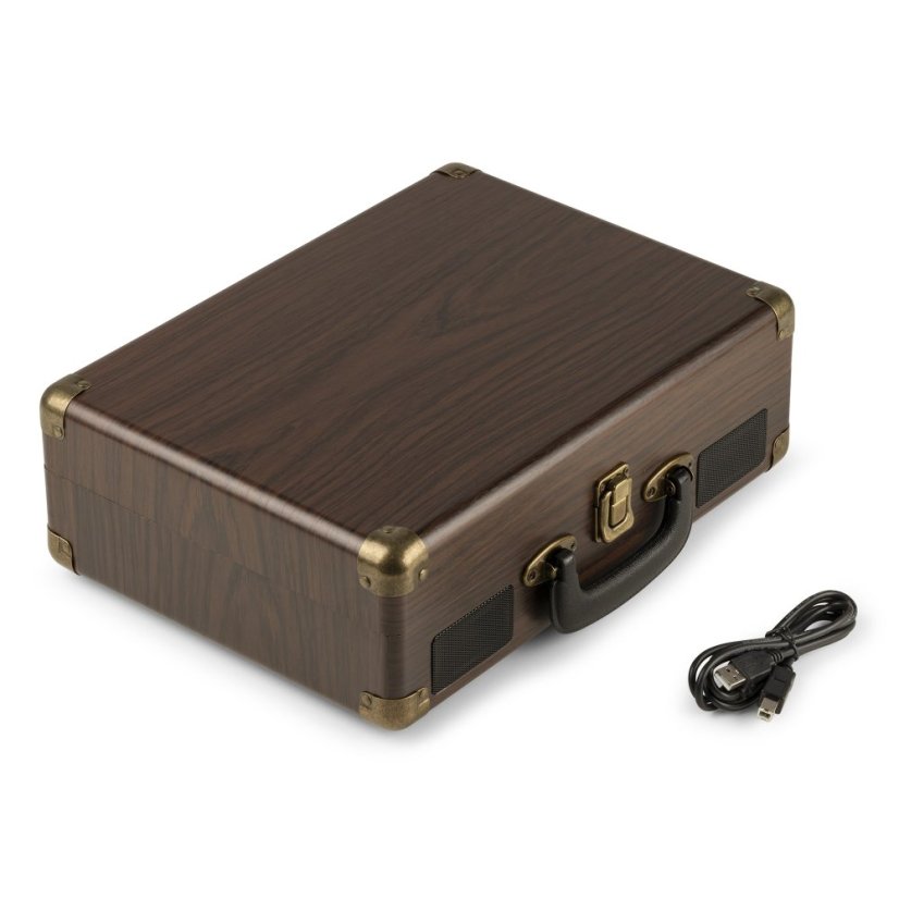 Audizio RP114W Record player briefcase wood