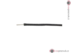 TAD kabel pletený Black pro Fender, Gibson, Push back, stranded 22awg