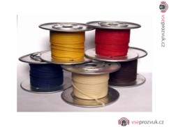 TAD kabel pletený white pro Fender, Gibson, repro - Push back WIRE