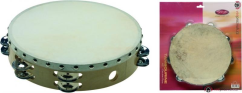 Stagg STA-1210, dvouřadá tamburína s blánou, 10"