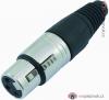 Neutrik XLR NC-3FX, zásuvka 3 pólová