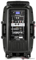 Vonyx AP1200PA, mobilní 12", zvukový systém MP3/BT/UHF
