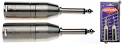 Stagg AC-XMPMH, redukce, Jack 6,3 mm zástrčka mono - XLR zástrčka