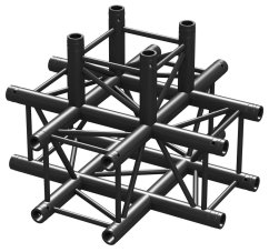 BeamZ Professional P30-C55 Truss 5 way X-junction 0,5m BLK