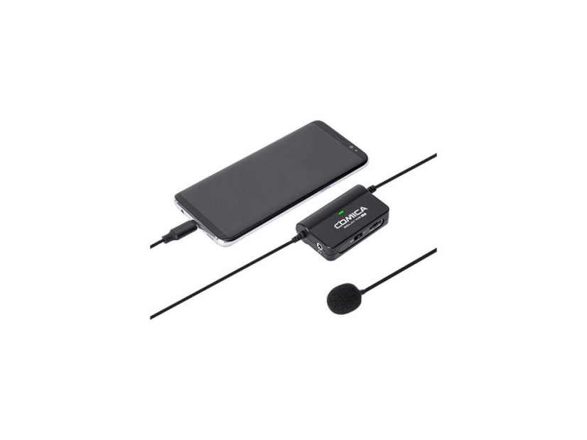 Comica CVM-SIG.LAV V05 klopový mikrofon se zesilovačem (5m) s USB-C koncovkou