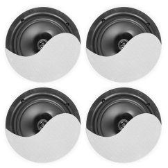 Power Dynamics NCBT604 Sada nízkoprofilových stropních reproduktorů BT 6,5" bílá