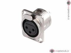 Hicon XLR mounting plug 3pin HI-X3DF