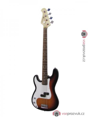 Dimavery PB-320, baskytara elektrická levoruká, stínovaná