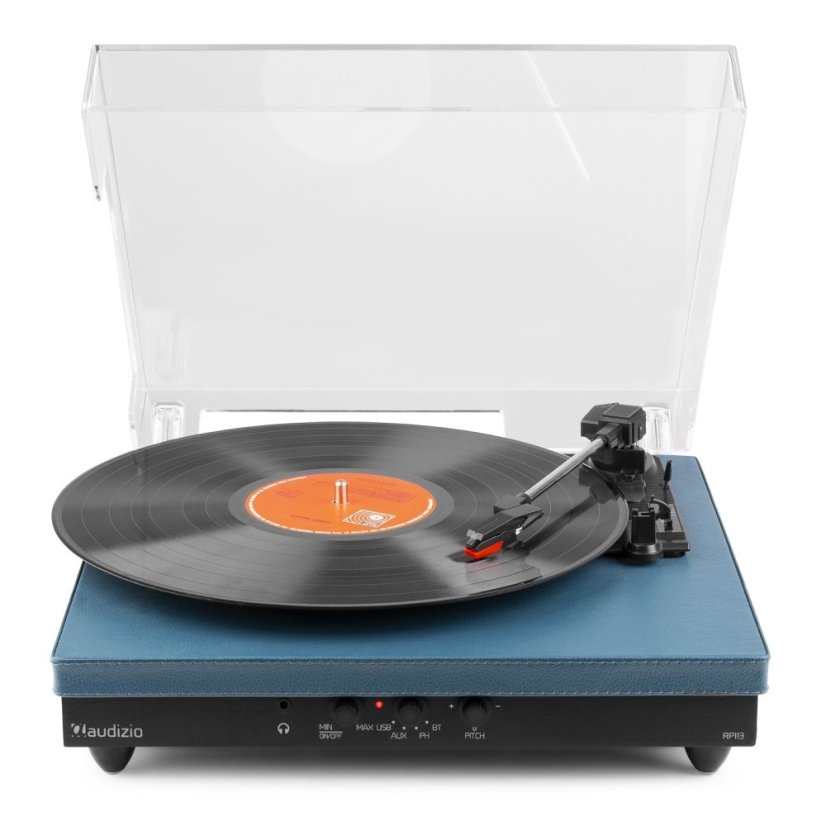 Audizio RP113D Gramofon s BT in/out, tmavě modrý