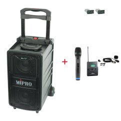 MIPRO MA-727 + ACT-32H + MU-53L – ruční a klopová sada, černá