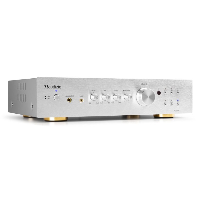 Audizio AD220A 2-Kanálový HiFi zesilovač Alu s optikou
