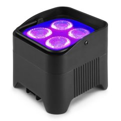 BeamZ BBP94W Battery Uplight Par 4X12W WDMX