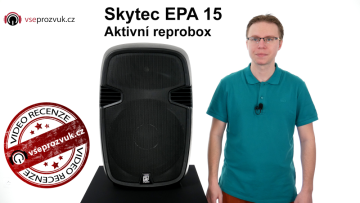 VIDEO - Skytec EPA 15 aktivní reproduktor 15" kompletní test v praxi a video recenze VŠEPROZVUK.cz