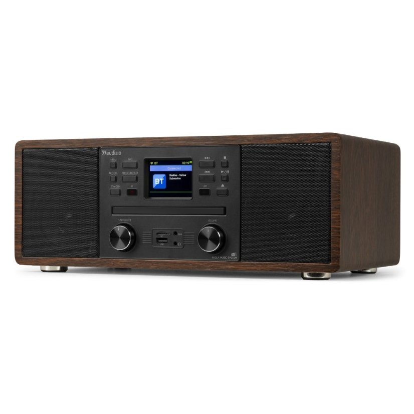 Audizio Avola Digital music system CD/BT/DAB+/Internet wood