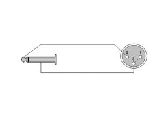 ProCab CLA900/10 - Jack 6,3 Mono - XLR F - 10m