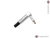 Hicon Jack plug 6,3 mono, 90, HI-J63MA01