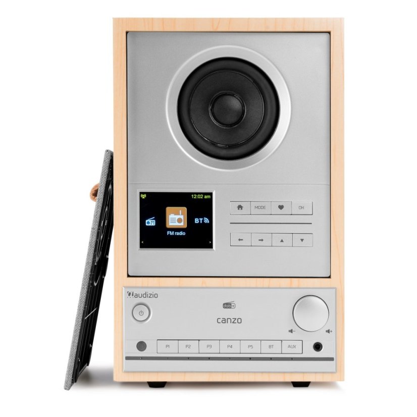 Audizio Canzo Internet radio s DAB+/FM, light wood