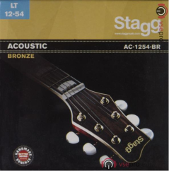 Stagg AC-1254-BR, sada strun