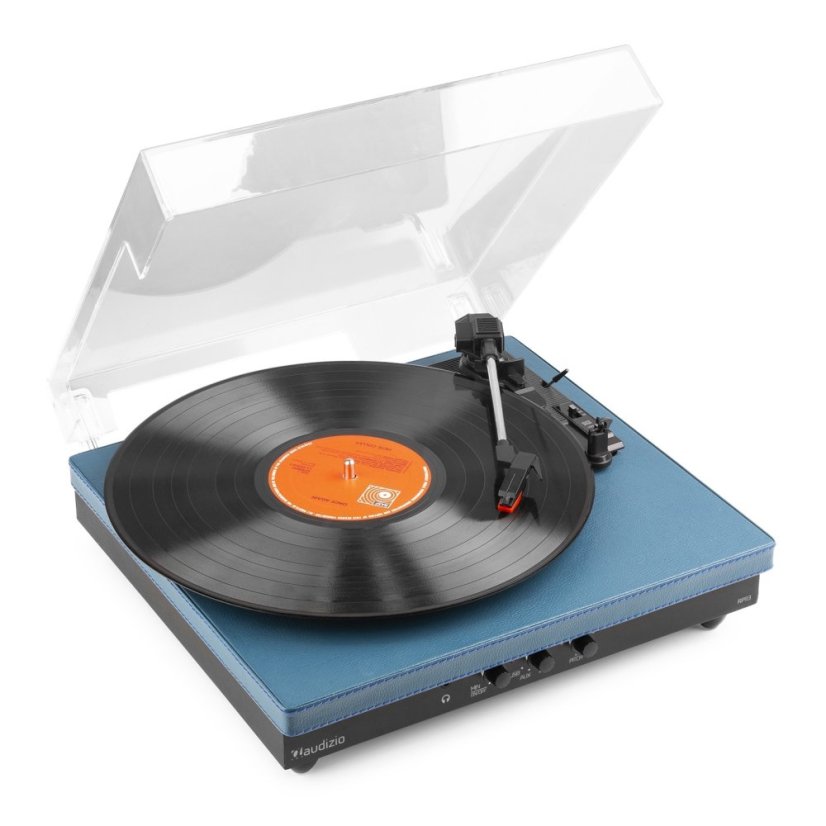 Audizio RP113D Gramofon s BT in/out, tmavě modrý