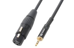 Power Dynamics CX50-05 Cable XLR Female - 3.5 mm Stereo 0.5M