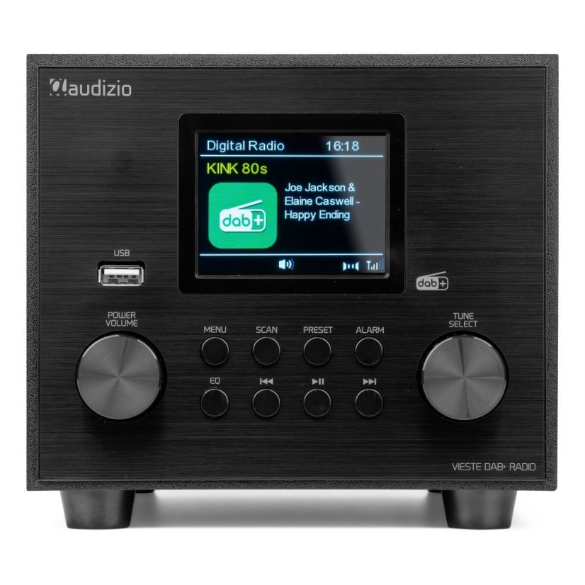 Audizio Vieste DAB+ Radio with subwoofer black