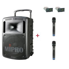 MIPRO MA-808 + 2× ACT-32H – sada s 2 ručními mikrofony