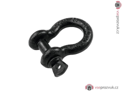Safetex Shackle 10 mm, 500 kg BGV-C1, černé šroubovací